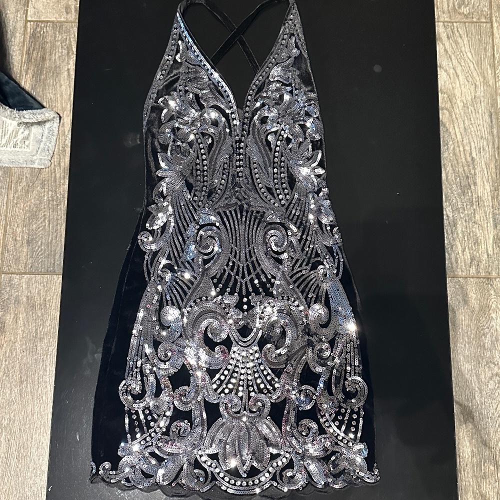 Sequin Express Mini Dress